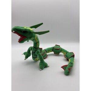 Pokemon Rayquaza Green Dragon Plush Toy Stuffed Animal Figure‎ No Tag Pokemon